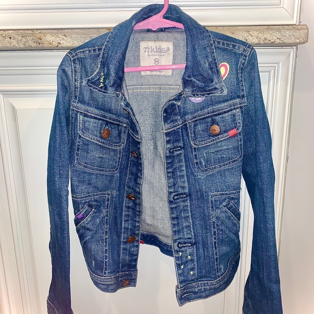 A cute children jean jacket for a night out!